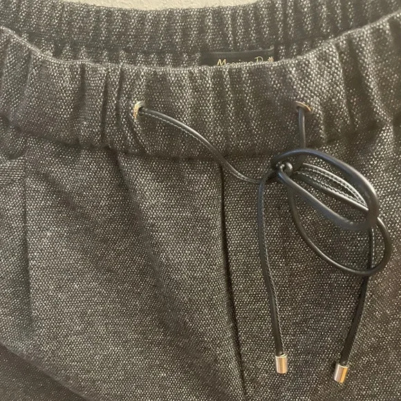 MASSIMO DUTTI Jogging fit heathered knit trousers - Picture 4 of 5